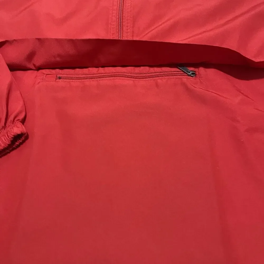Pacific University Boxers Mens Jacket XL Red Anorak Windbreaker Oregon Champion